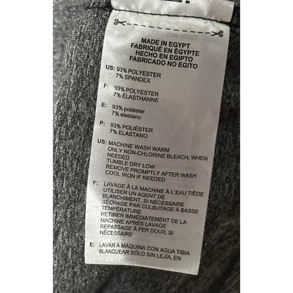 Adidas Polo Shirt Mens 2XL Gray Short Sleeve Golf Casual Outdoor Hiking EUC - Picture 6 of 7